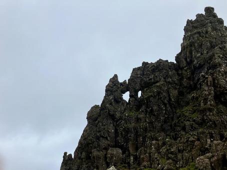 スカイ島の岩山(イギリススコットランド) スカイ島の岩山(イギリススコットランド)の写真