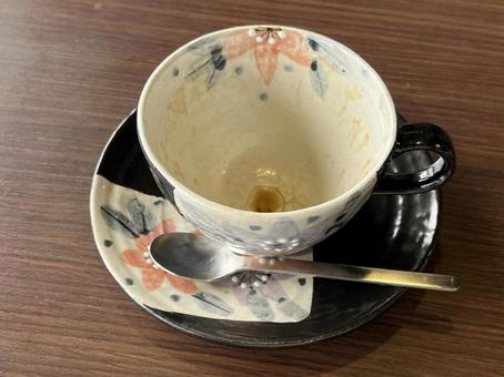 コーヒーカップ コーヒーカップ,珈琲,陶器の写真素材