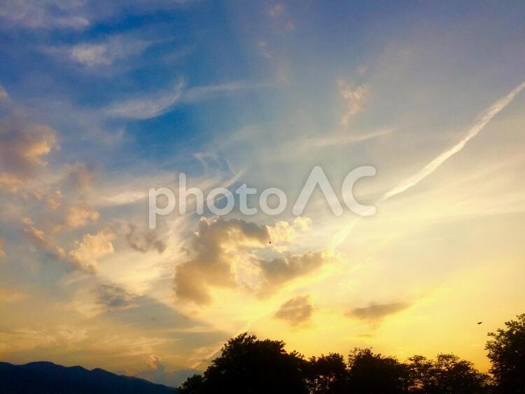 夕暮れ 日暮れ,太陽,暁の写真素材
