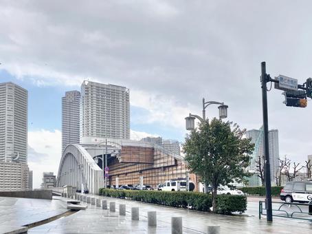 勝鬨橋 勝鬨橋 風景,橋,勝鬨橋の写真素材