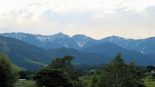 夏の白馬三山 夏の白馬三山の写真