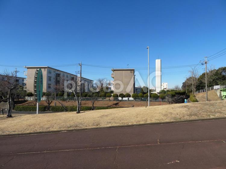 成田ニュータウンの風景 成田ニュータウン,成田市,住宅の写真素材