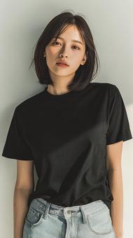 シンプルで使いやすいモデルの素材の写真