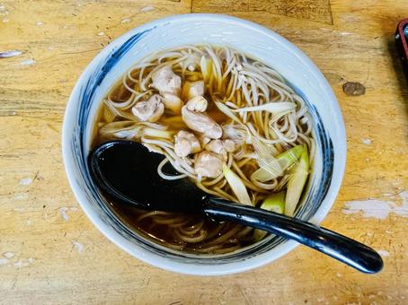 地鶏そば 地鶏そば 地鶏,蕎麦,十割の写真素材