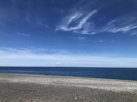 砂浜 波打ち際 日本海 新潟県糸魚川市 砂浜 波打ち際 日本海 新潟県糸魚川市 砂浜,ビーチ,波打ち際の写真素材