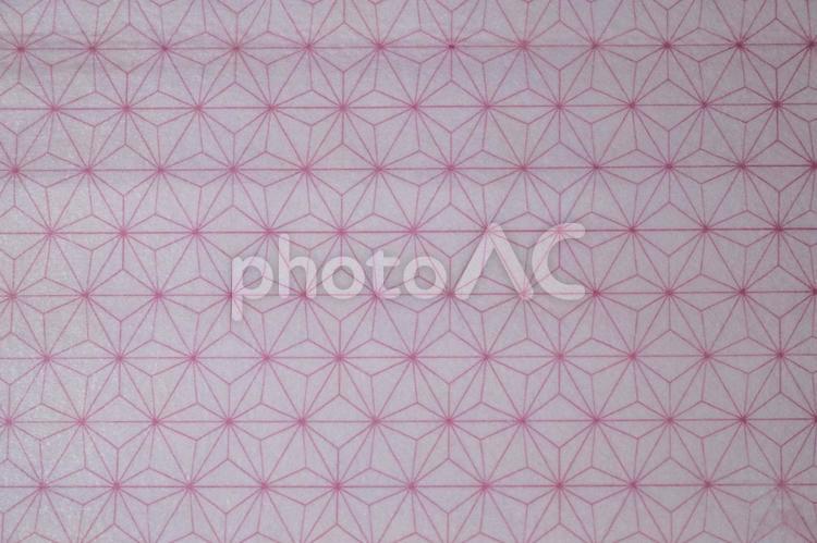 麻の葉模様の和紙 和紙,麻の葉,和柄の写真素材