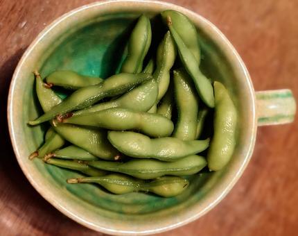 枝豆のつまみ 枝豆のつまみ 枝豆,豆,グリーンの写真素材