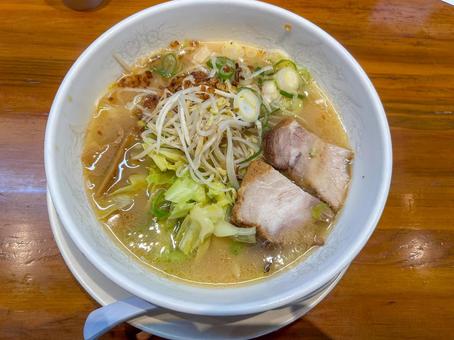 ラーメン ラーメン ラーメン,面,もやしの写真素材
