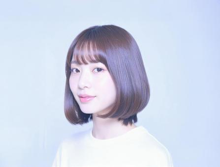 ヘアスタイルモデルの写真
