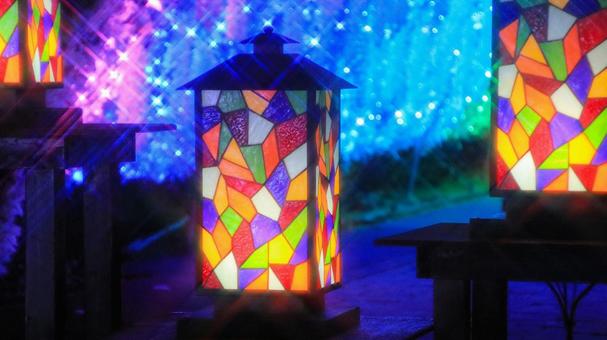 御殿場高原時之栖のイルミネーション イルミネーション,夜景,ライトアップの写真素材