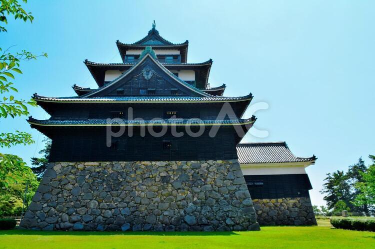 松江城 城,国宝,天守の写真素材