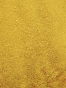 黄色いタオルの写真