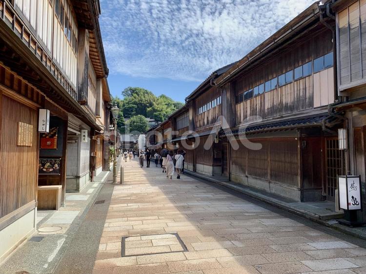 金沢　ひがし茶屋街 ひがし茶屋街,金沢市,石川県の写真素材