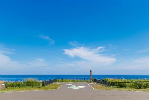 納沙布岬 納沙布岬 納沙布岬,根室,夏の写真素材