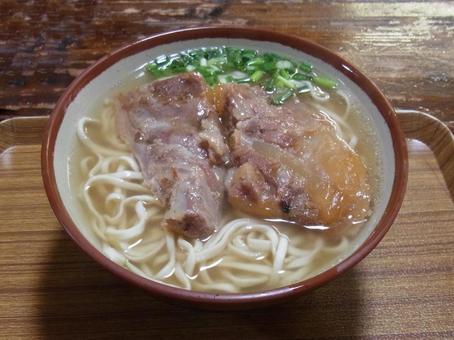 ソーキそば ソーキそば ソーキそば,沖縄そば,軟骨ソーキの写真素材