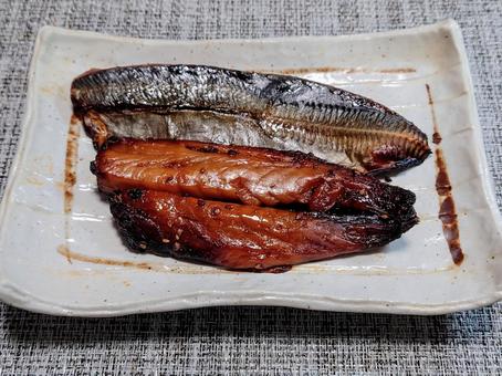 アジのみりん干し アジのみりん干し 食事,魚,干物の写真素材