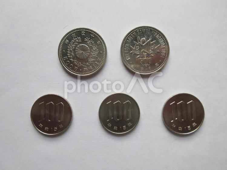 日本の硬貨 硬貨,小銭,マネーの写真素材