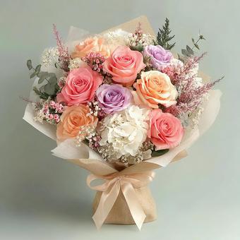 お祝いに最適な豪華な花束 お祝いに最適な豪華な花束の写真