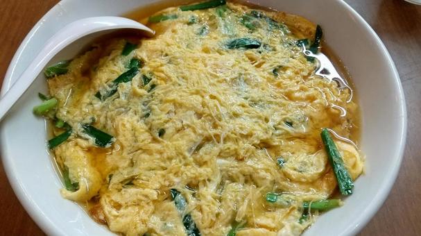 ニラ玉ラーメン ニラ玉ラーメン,拉麺,麺類の写真素材