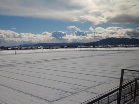 東北の雪景色 東北の雪景色の写真