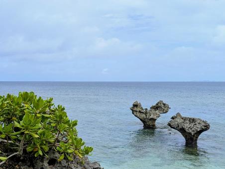 古宇利島ハートロック 古宇利島ハートロックの写真