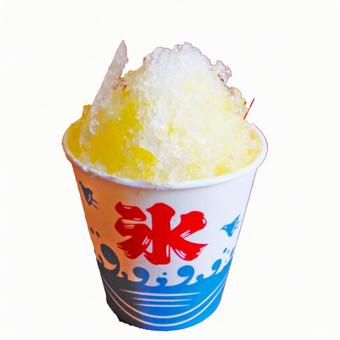 かき氷 レモン味 かき氷 レモン味 かき氷,レモン味,レモンの写真素材