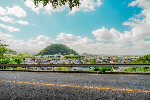 【鳥取】鳥取市の街並み 鳥取,鳥取市,tottoriの写真素材