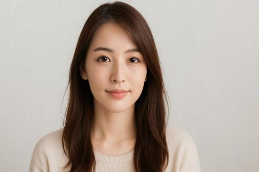若い女性のポートレート・肌きれい・清楚 若い女性のポートレート・肌きれい・清楚の写真