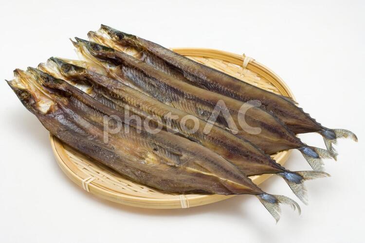 サンマの開き サンマ,秋刀魚,サンマの開きの写真素材