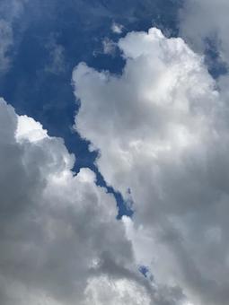 夏の入道雲 夏の入道雲の写真