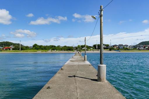 原岡桟橋 原岡桟橋 原岡桟橋,桟橋,海の写真素材