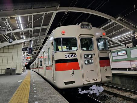 山陽電鉄、3050系、3060編成 山陽電鉄、3050系、3060編成 山陽電鉄,本線,3050系の写真素材