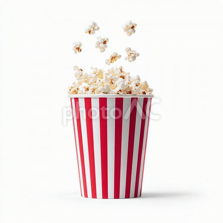 映画館の定番、ポップコーンの山 ポップコーン,スナック,映画の写真素材