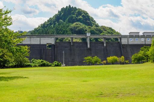 宮床ダムの風景⑼ 宮床ダムの風景⑼ ダム,宮床ダム,湖畔公園の写真素材