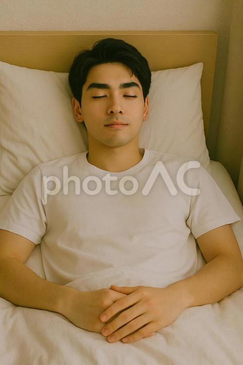 寝顔の高校生男子 高校生,男子,睡眠の写真素材