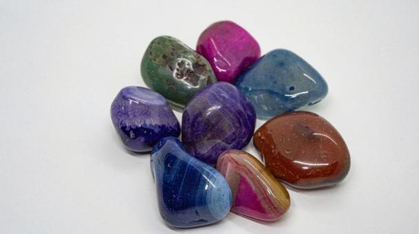 Photo, colorful agate, agate, mix color, 