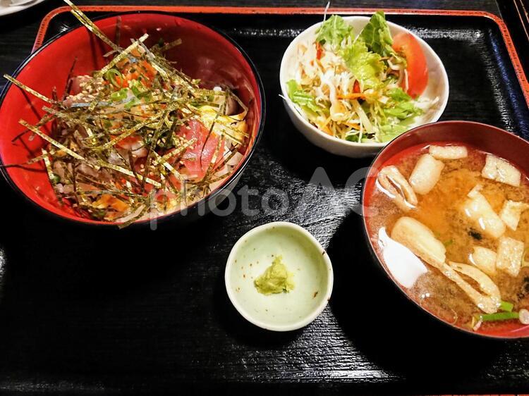 海鮮丼定食 海鮮丼,定食,フードの写真素材
