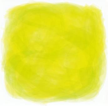 Material de fundo de textura manuscrita estilo amarelo aquarela quadrada verde amarelo, cor verde amarela, praça, quadrilátero, JPG