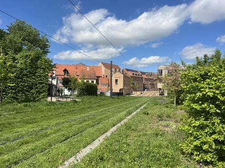 オーデンセ オーデンセ,デンマーク,北欧の写真素材