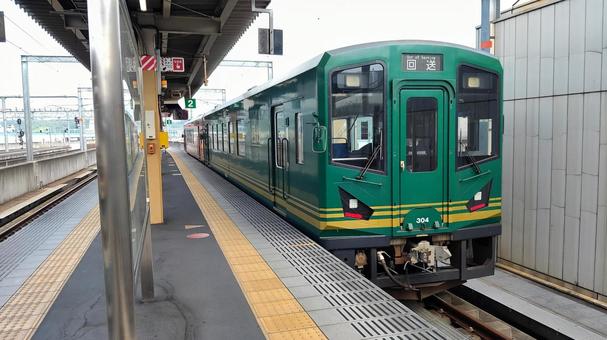 丹鉄のKTR 丹鉄のKTR 鉄道,駅,赤の写真素材