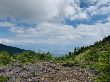 山からの風景 山からの風景の写真