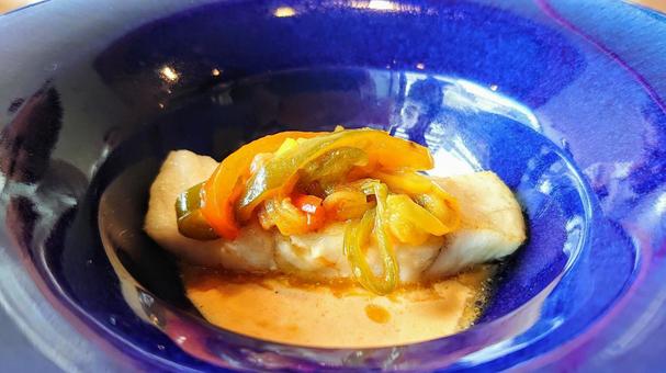 Photo, fish dishes, white body fish, fish, 