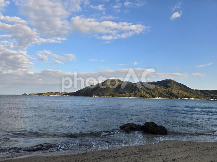 折古の浜から見る瀬戸内の海 風景,自然,瀬戸内の海の写真素材