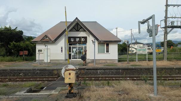 JR北海道　室蘭本線　長和駅　駅舎 jr北海道,jr,室蘭本線の写真素材