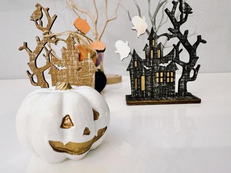 ハロウィン 白いかぼちゃ ハロウィン 白いかぼちゃの写真