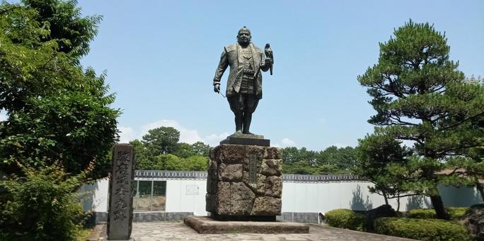 駿府城公園 徳川家康公之像 駿府城公園 徳川家康公之像 徳川家康,駿府城,将軍の写真素材