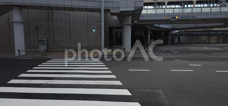 郡山市　郡山駅周辺の風景 福島県,郡山市,道路の写真素材