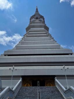 ワットパクナム 街並み,天井画,ワット・パクナムの写真素材