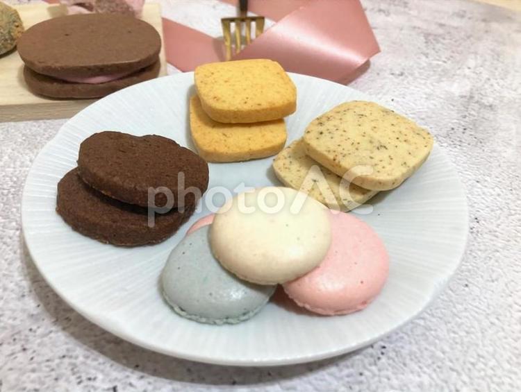 24手作りクッキー-手作りクッキー お菓子,デザート,せんべいの写真素材