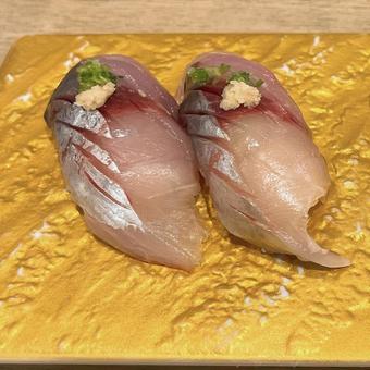 あじの寿司 あじの寿司 あじ,鯵,寿司の写真素材